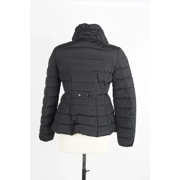 Moncler Neva Stretch Padded Down Jacket Black SZ 1/Small